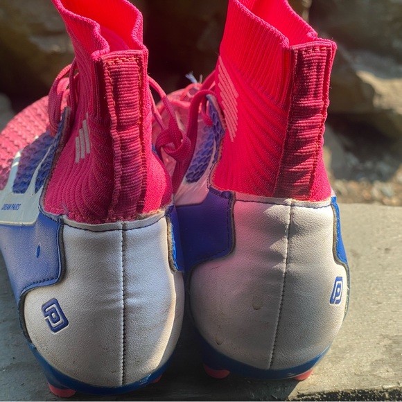 DREAM PAIRS HZ19002K Women’s Pink Blue Soccer Football Cleats Shoe Size 6 - Picture 7 of 11